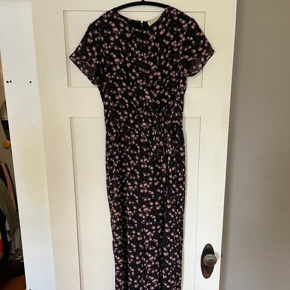 Michael Kors Wide Leg Floral Jumpsuit - Picture 1 of 4